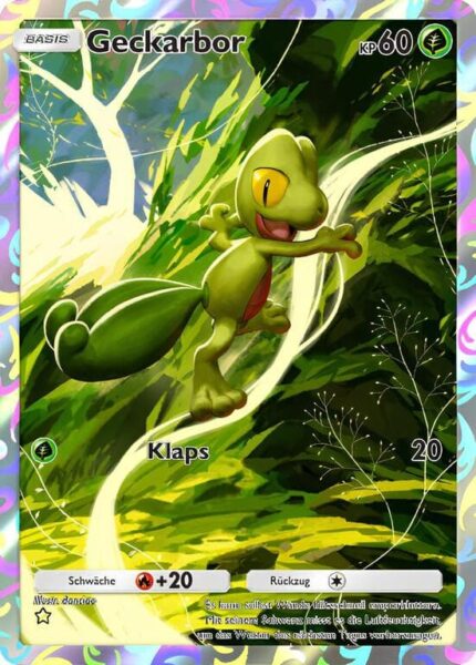Geckarbor-156-155-B3-Pulsierende-Aura-Pokémon-TCG-Sammelkartenspiel-Pocket-Karte-Deutsch