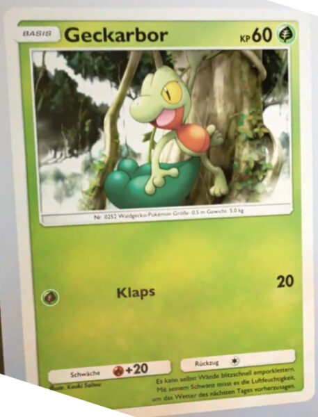 Geckarbor-B3-Pulsierende-Aura-Pokémon-TCG-Sammelkartenspiel-Pocket-Karte-Deutsch