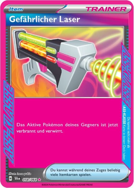 Gefährlicher-Laser_058-064_SFA-DE_Nebel-der-Sagen_Pokémon-Karte_ASS-KLASSE-Deutsch-TCG-Sammelkartenspiel_Karmesin-Purpur