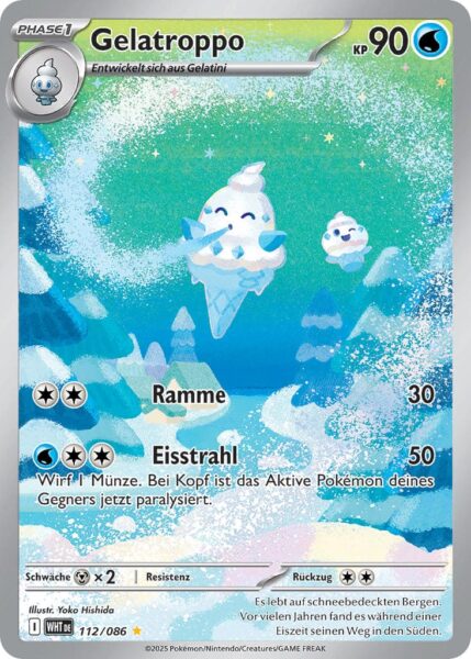 Gelatroppo-112-086-WHT-DE-Weiße-Flammen-Pokémon-Karte-Karmesin-Purpur-Deutsch