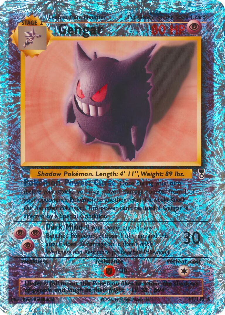 Gengar-11-110-Reverse-Holo-Pokémon-Karte-Legendary-Collection-2000