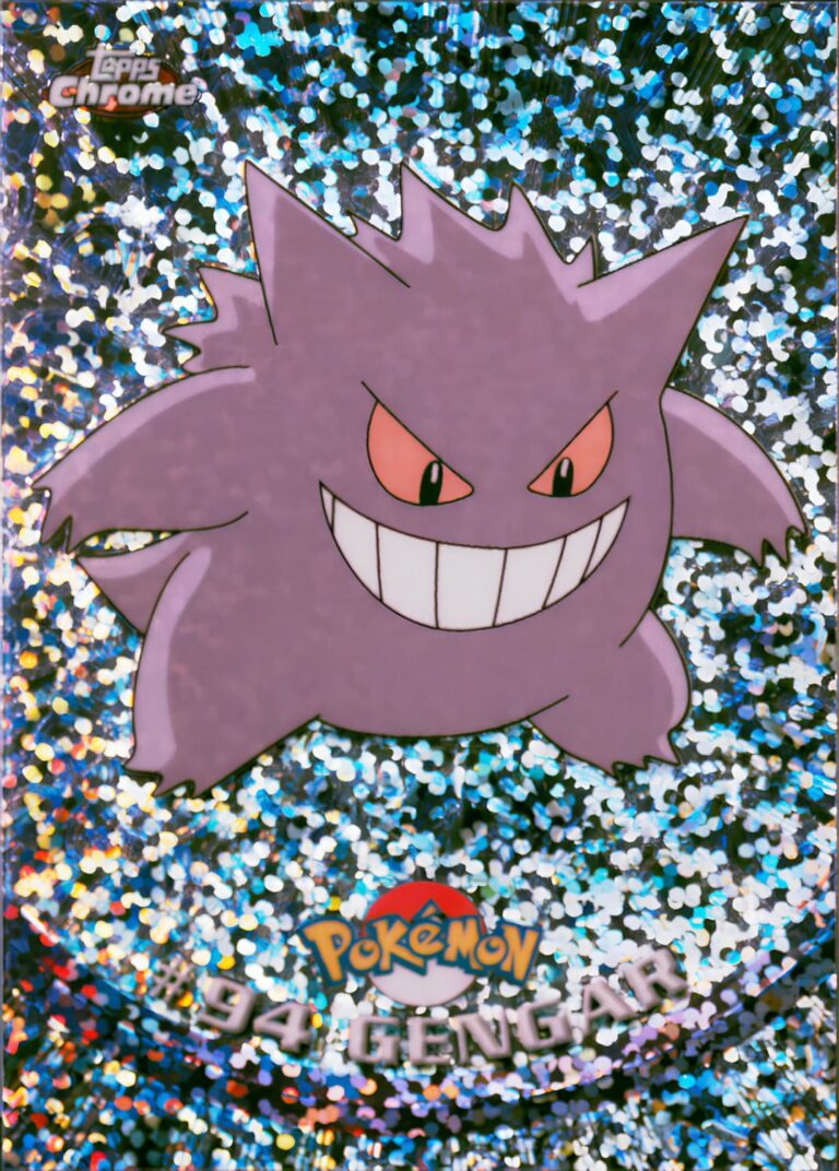 Gengar-94-Topps-Chrome-Sparkle-Pokémon-Karte-2000