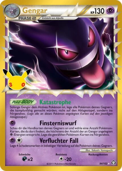 Gengar-Prime-94-102-30-Jahre-30th-Celebration-Classic-Collection-Pokémon-Karte-Deutsch
