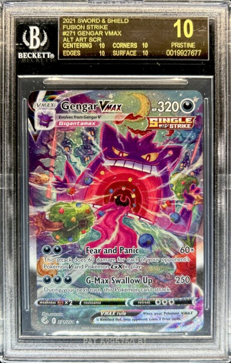 Gengar-VMAX-271-264-Fusion-Strike-Pokémon-Karte-BGS-10-Black-Label
