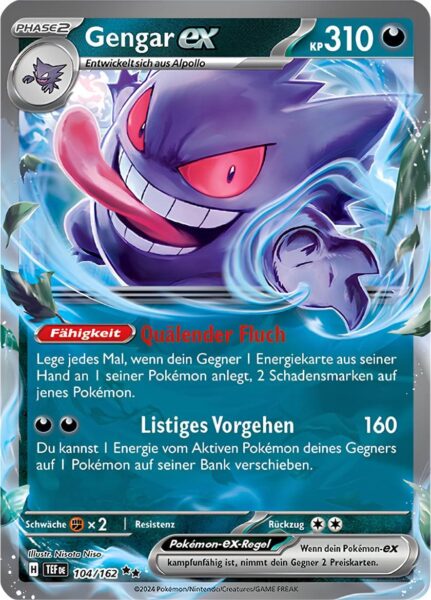 Gengar-ex_104-162_TEF-DE_Doppel-Rare_Pokémon-Karte_Gewalten-der-Zeit_Temporal-Forces_Deutsch