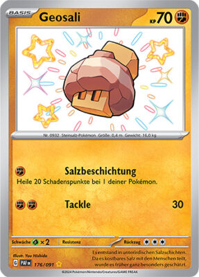 Geosali_176-091_PAF-DE_Shiny_Schillernd_Paldeas-Schicksale_Pokémon-Karte_Deutsch