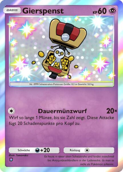 Gierspenst-122-093-B2a-Wundervolles-Paldea-Pokémon-TCG-Sammelkartenspiel-Pocket-Karte-Deutch