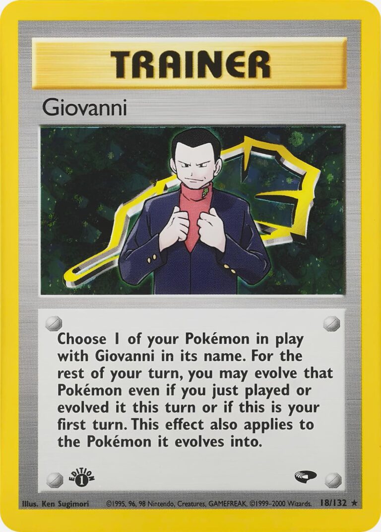 Giovanni-18-132-Gym-Challenge-Holo-Pokémon-Karte-Englisch