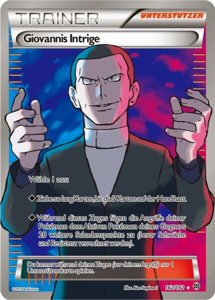 Giovannis-Intrige-162-162-XY-TURBOstart-Full-Art-Pokémon-Karte-Deutsch