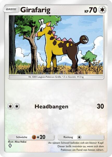 Girafarig–057-074-B3a-Paradoxansturm-Pokémon-TCG-Sammelkartenspiel-Pocket-Karte-Deutsch