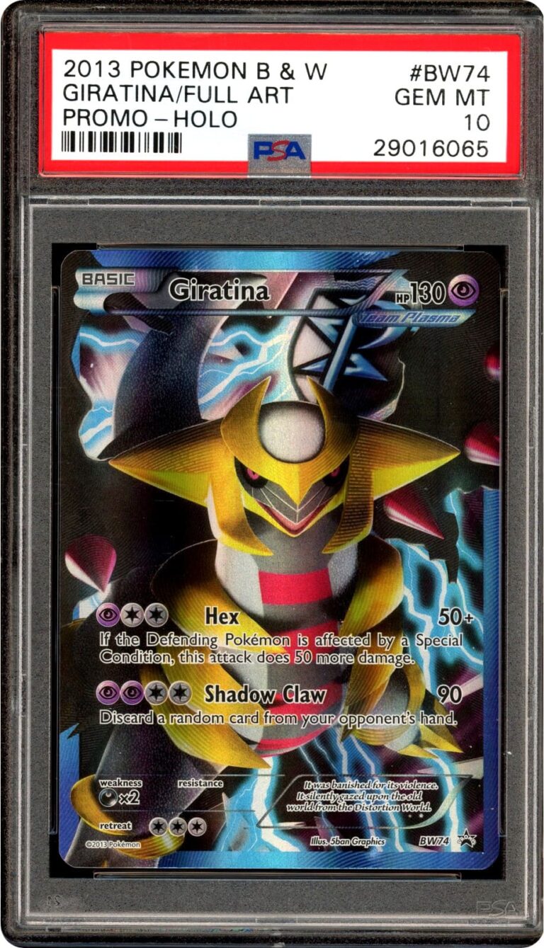 Giratina-BW74-Black-White-Promo-Full-Art-Pokémon-Karte-Englisch-PSA-10