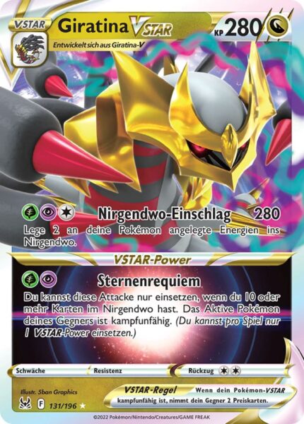Giratina-VSTAR-131-196-Verlorener-Ursprung-Pokémon-Karte-TCG-Sammelkartenspiel