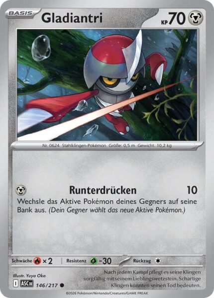 Gladiantri-146-119-217-ASC-Erhabene-Helden-Pokémon-Karte-Deutsch