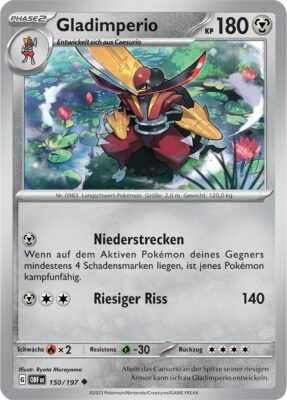 Gladimperio_150-197_OBF_Obsidianflammen_Obsidian-Flames_Pokémon-Karte_Deutsch