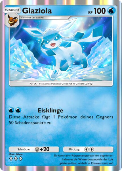 Glaziola-017-069-A3b-Evoli-Hain-Pokémon-TCG-Sammelkartenspiel-Pocket-Karte-Deutsch