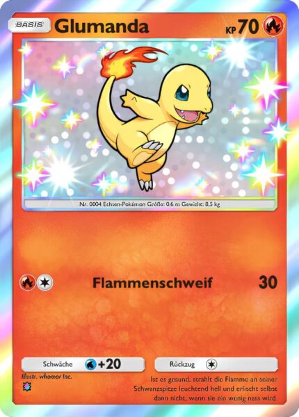 Glumanda-091-069-B2b-Mega-Schillern-Pokémon-TCG-Sammelkartenspiel-Pocket-Karte-Deutsch