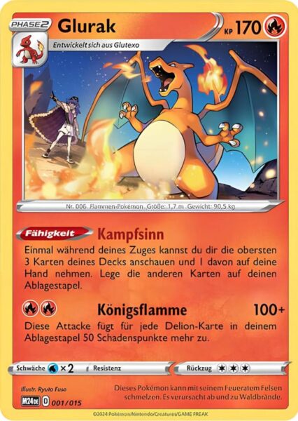 Glurak-001-015-M24-DE-Dragon-Discovery-Mc-Donalds-Pokémon-Karte-2025-Deutsch
