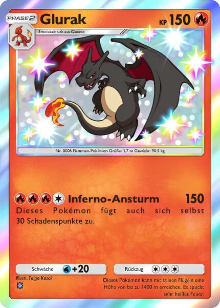 Glurak-091-069-B1a-Feuerrote-Flammen-Pokémon-TCG-Pocket-Karte-Deutsch