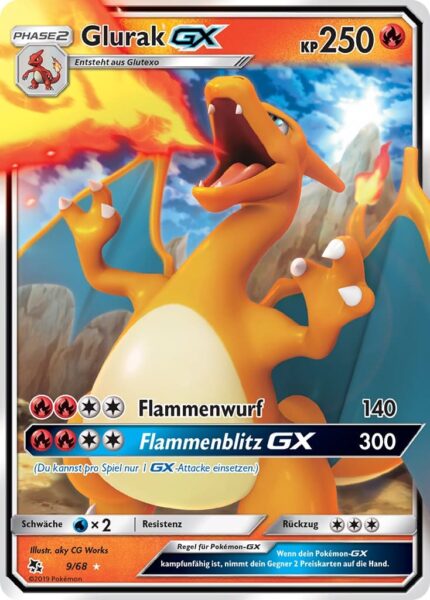 Glurak-GX_Verborgenes_Schicksal_9_68_Pokémon-Karte