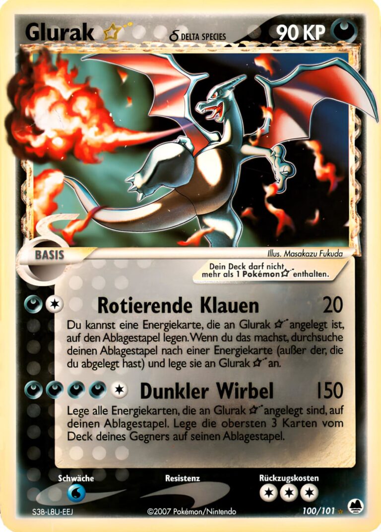 Glurak-Goldstar-Delta-Species-100-101-EX-Dragon-Frontiers