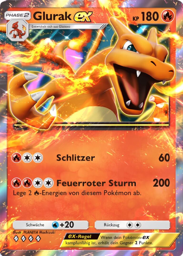 Glurak-ex_Pokémon-TCG-Sammelkartenspiel-Pocket_Digitale-3D-Karte