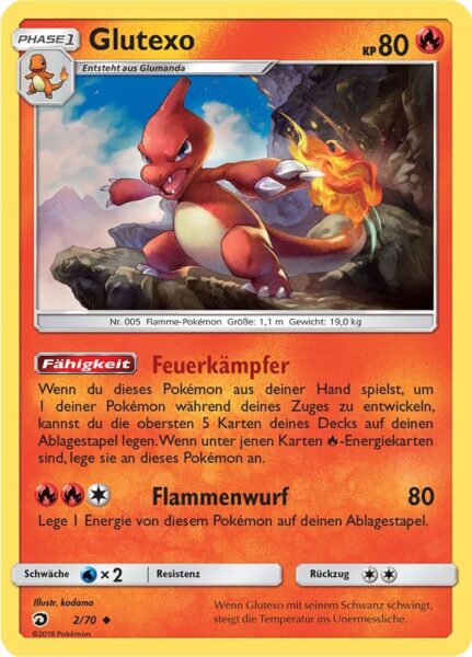 Glutexo-2-70-Majestät-der-Drachen-Pokémon-Karte-Deutsch-TCG-Sammelkartenspiel