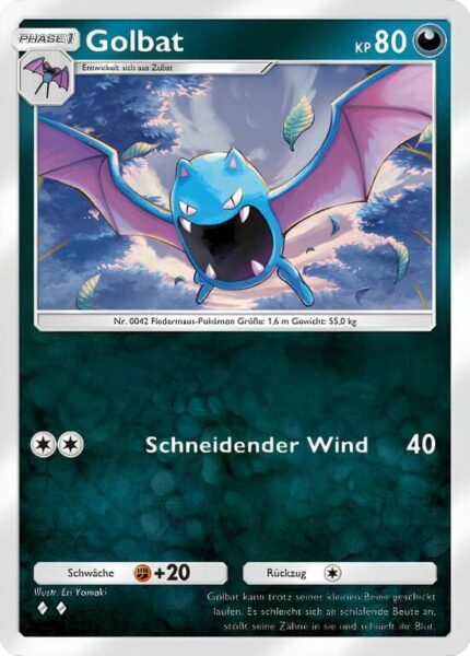 Golbat-099-155-B3-Pulsierende-Aura-Pokémon-TCG-Sammelkartenspiel-Pocket-Karte-Deutsch