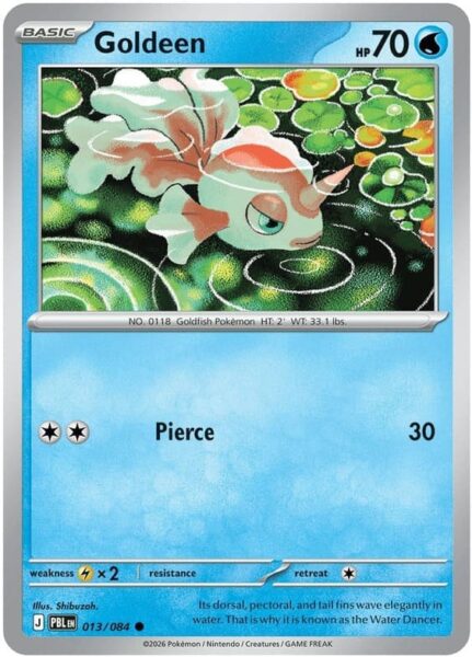 Goldeen-013-084-Pitch-Black-Dunkelnacht-Pokémon-Karte-Englisch