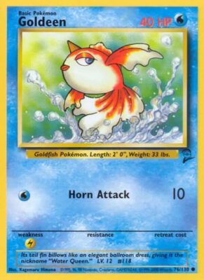 Goldeen-Goldini_76-130_Base-Set-2_Pokémon-Karte_Englisch