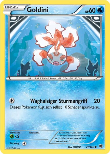 Goldini-27-162-XY-TURBOstart-Pokémon-Karte-Deutsch