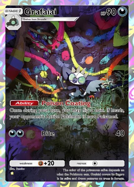 Grafaiai-A2b-Shining-Revelry-Glänzendes-Festival-Pokémon-TCG-Sammelkartenspiel-Pocket-Illustration-Karte-Englisch