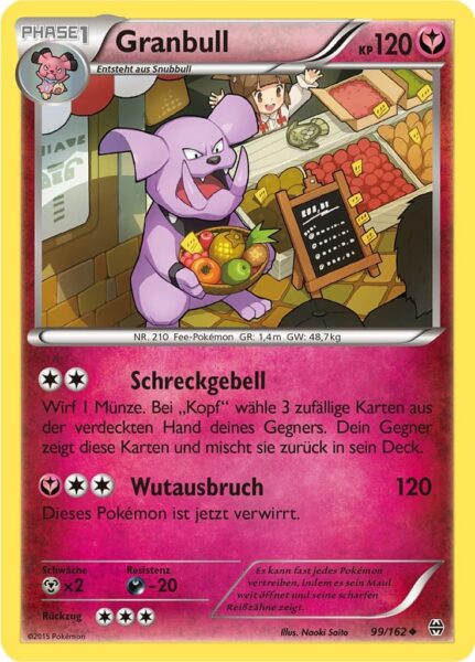 Granbull-99-162-XY-TURBOstart-Pokémon-Karte-Deutsch