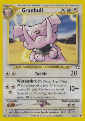Granbull_37-111_Neo-Genesis_Pokémon-Karte_Deutsch