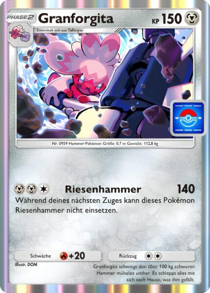 Granforgita-038-P-B-Promo-Karte-Pokémon-TCG-Sammelkartenspiel-Pocket-Deutsch