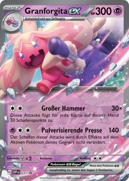 Granforgita-ex_SVP-DE-031_Pokémon-Promo-Karte_Deutsch_TCG-Sammelkartenspiel