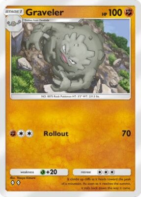 Graveler-Georok-148-Pokémon-TCG-Sammelkartenspiel-Pocket-Genetic-Apex-Unschlagbare-Gene-Digitale-Karte-Englisch