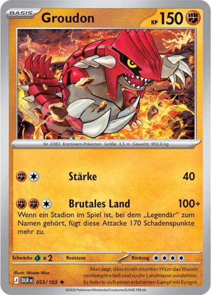 Groudon-053-103-DLR-Delta-Herrschaft-Pokémon-Karte-Deutsch