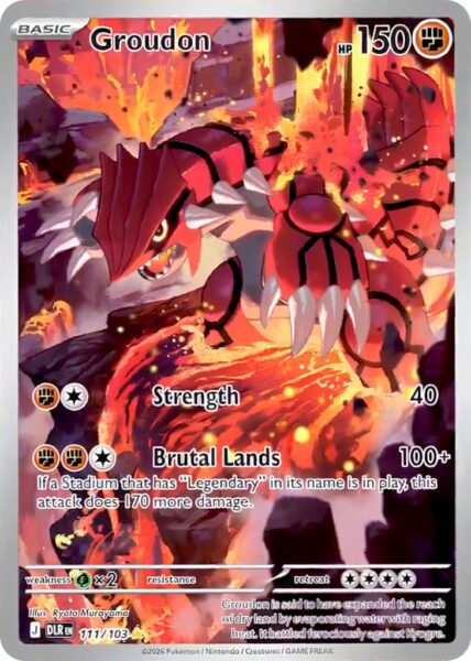 Groudon-111-103-DLR-Delta-Reign-Herrschaft-Illustration-Rare-Pokémon-Karte-Englisch-2026