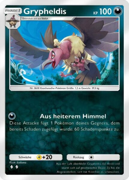 Grypheldis-110-155-B3-Pulsierende-Aura-Pokémon-TCG-Sammelkartenspiel-Pocket-Karte-Deutsch