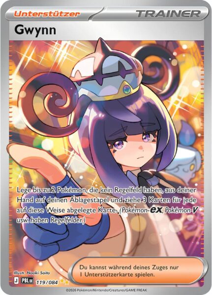 Gwynn-119-084-PBL-DE-Dunkelnacht-Illustration-Rare-Pokémon-Karte-Deutsch