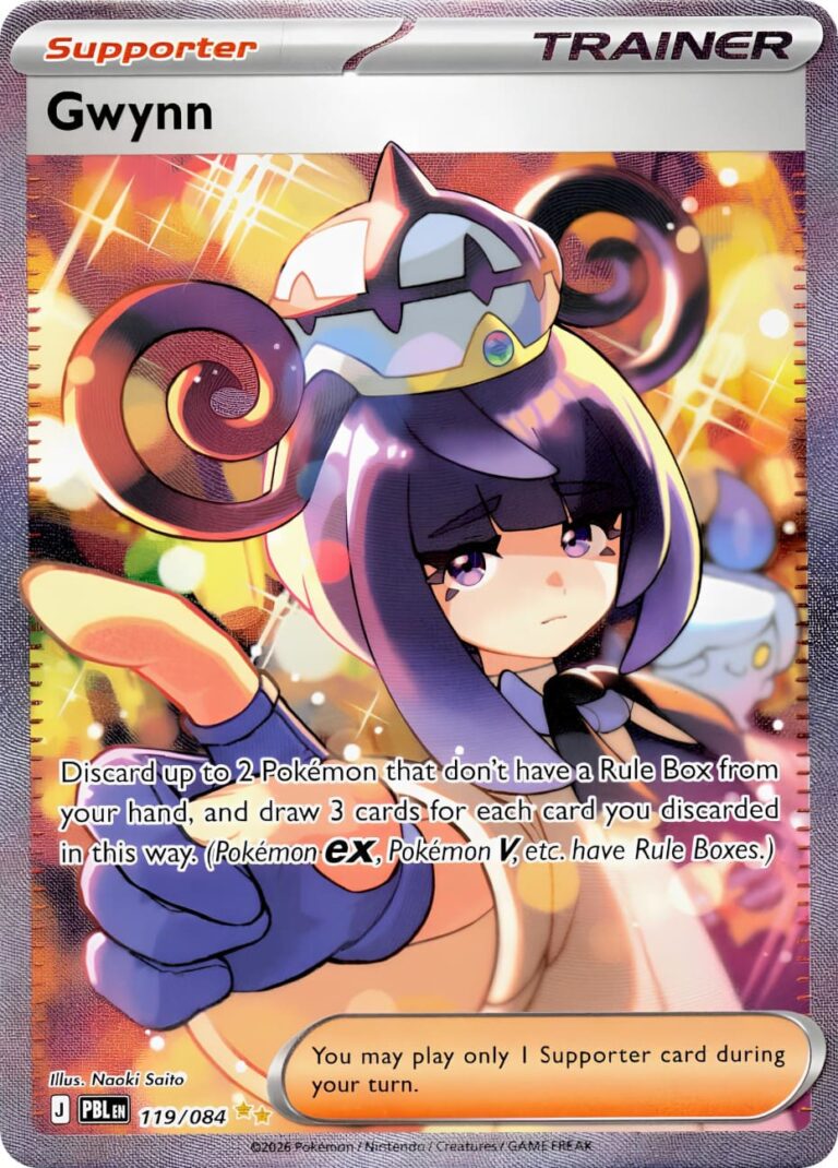 Gwynn-119-084-Pitch-Black-Dunkelnacht-Special-Art-rare-Pokémon-Karte-Englisch-neu
