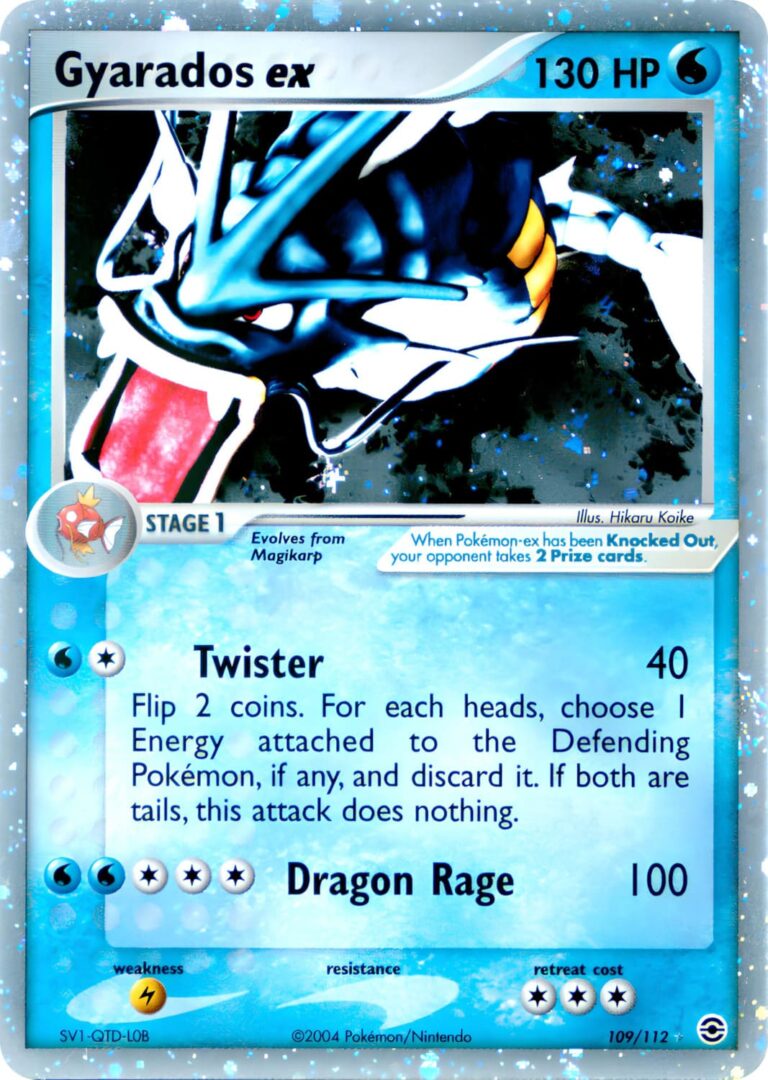 Gyarados-Garados-ex-109-112-EX-Fire-Red-Leaf-Green-Feuerrot-Blattgrün-Holo-Pokemon-Karte-Englisch-2004