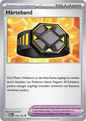 Härteband-165-165-Pokémon-Karmesin-Purpur-151-MEW-DE-Pokémon-Karte-Karten-Deutsch