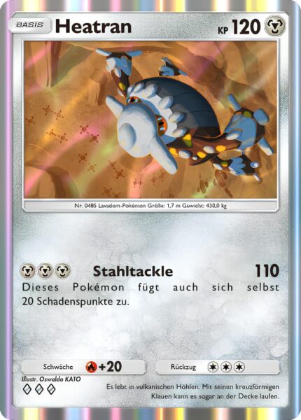 Heatran-119-207-Kollision-von-Raum-und-Zeit-Pokémon-TCG-Sammelkartenspiel-Pocket-Karte