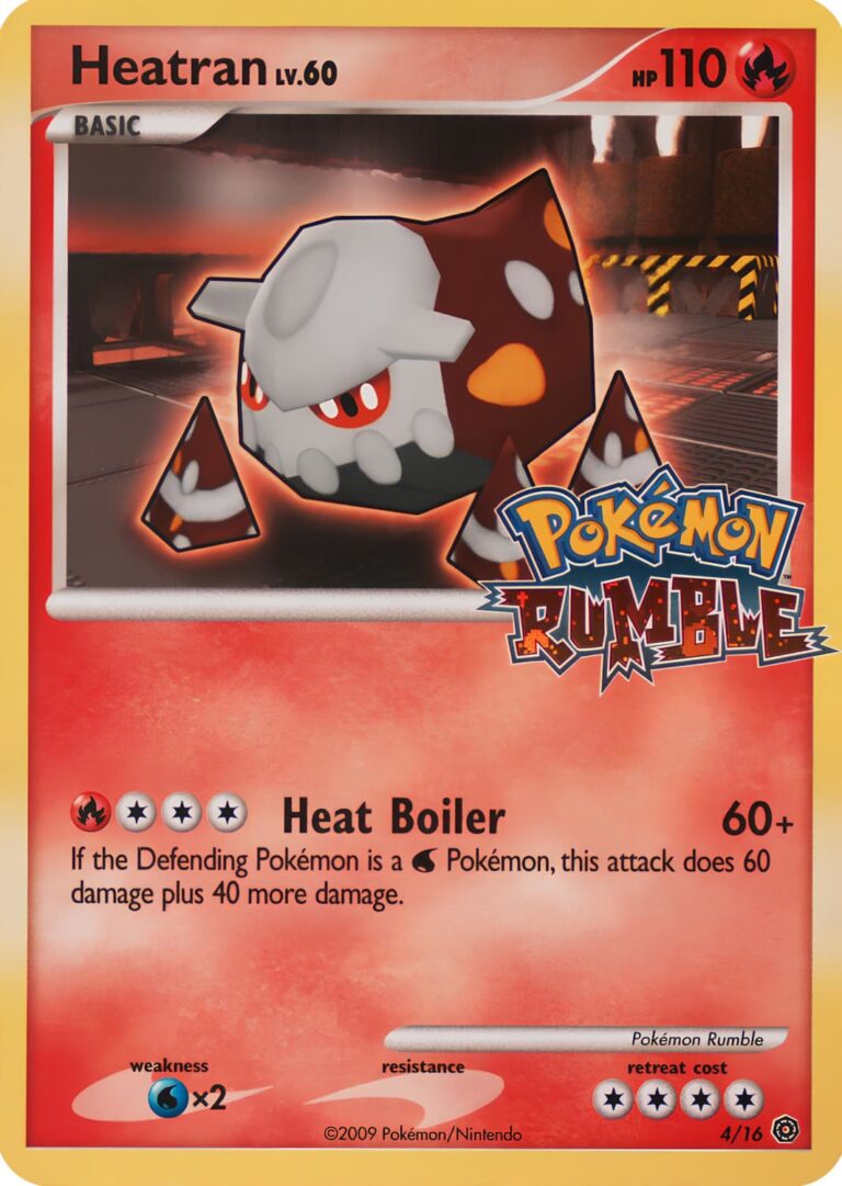 Heatran-4-16-Pokémon-Rumble-Karte-Holo-TCG-Sammelkartenspiel-2009
