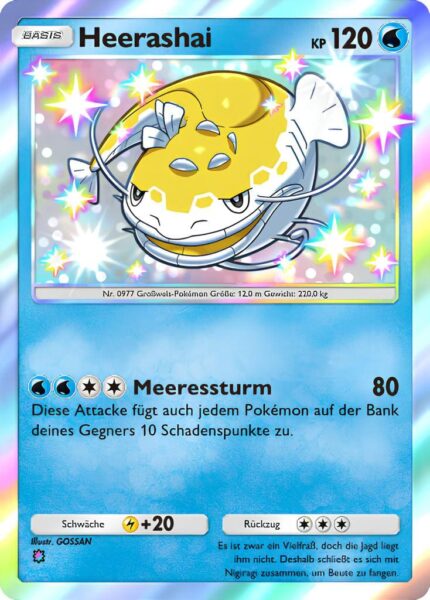 Heerashai-102-072-A2b-Glänzendes-Festival-Pokémon-TCG-Sammelkartenspiel-Pocket-Full-Shiny-Schillernd-Karte-Deutsch