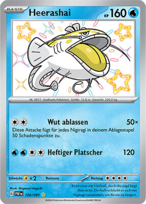 Heerashai_126-091_PAF-DE_Shiny_Schillernd_Paldeas-Schicksale_Pokémon-Karte_Deutsch