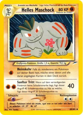 Helles-Maschock-49-105-Neo-Destiny-Pokemon-Karte-Deutsch