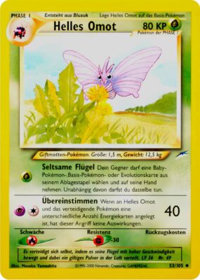 Helles-Omot-53-105-Neo-Destiny-Pokemon-Karte-Deutsch