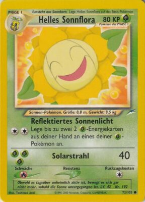 Helles-Sonnflora_72-105_Neo-Destiny_Pokémon-Karte_Deutsch